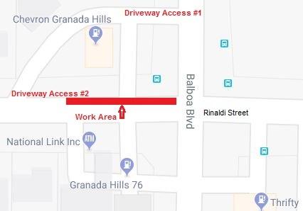 Rinaldi Street Regulating Station Rehabilitation Map