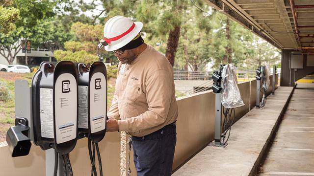 Commercial EV Charging Station Rebate Program Banner