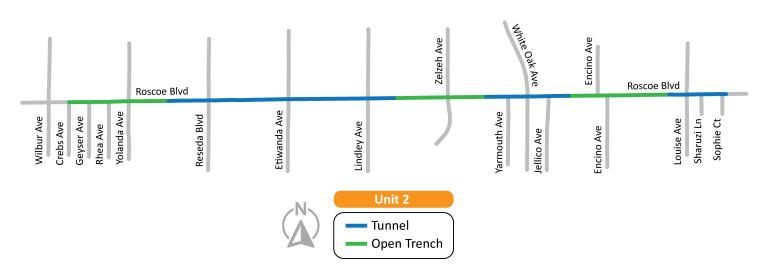 Roscoe Trunk Line – Unit 2 Map