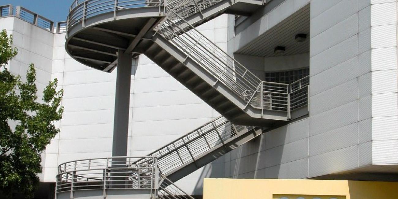 Artesian Street Warehouse Entrance and Exterior Stairs