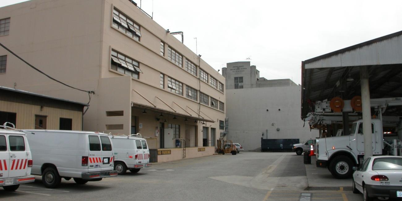 Boylston Street warehouse loading dock