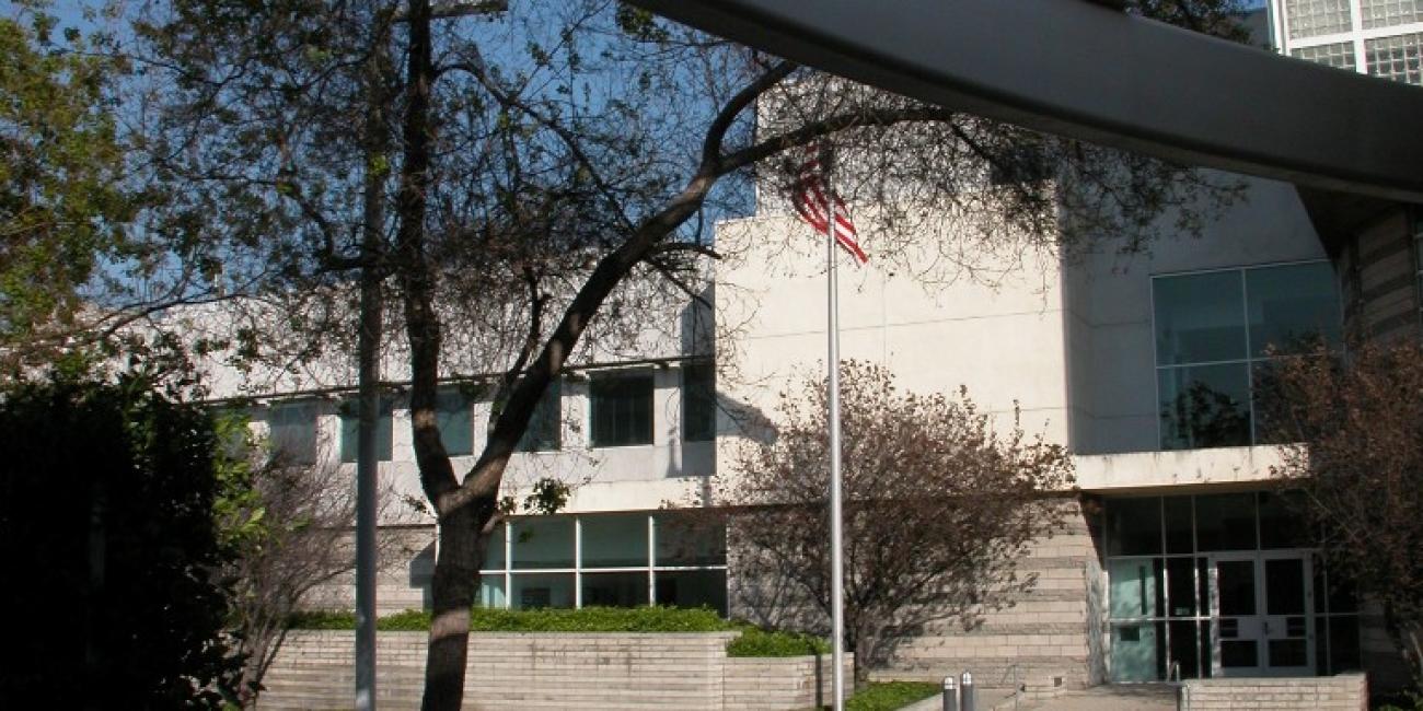 Central District, View of Office Building from Security Office