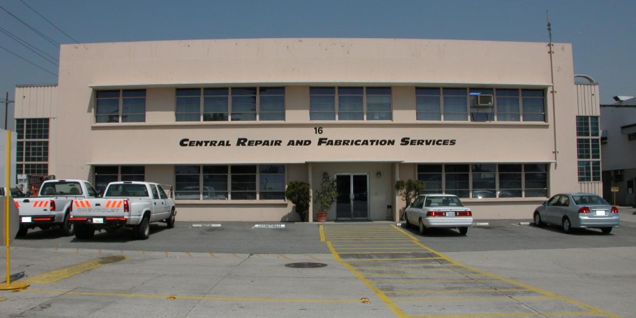 Main Street, Central Repair and Fabrication Services Building