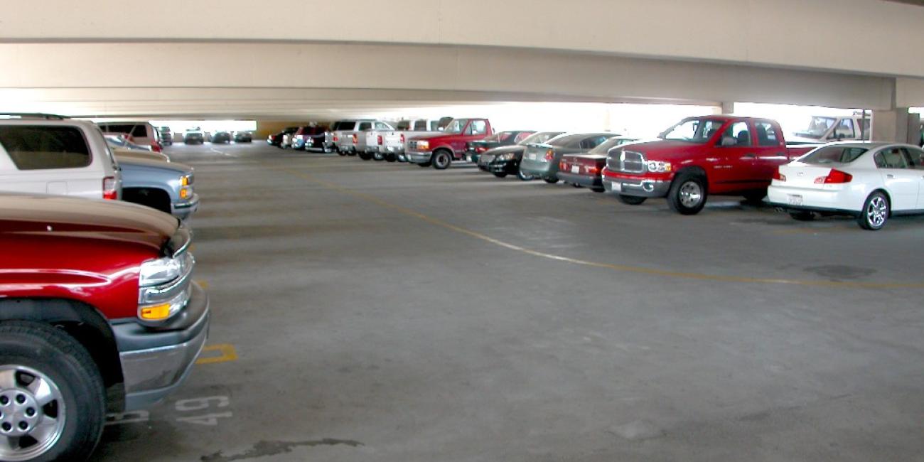 Temple Street Parking Structure, Parking Level