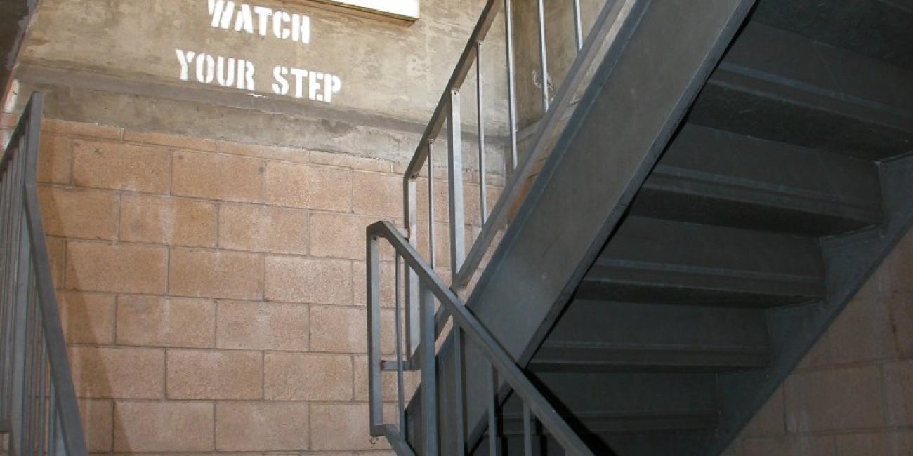 Temple Street Parking Structure, Stairwell